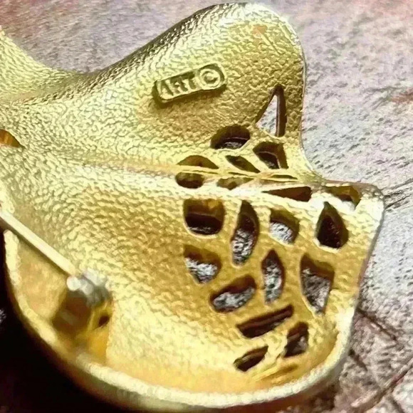 Arthur Pepper Signed Vintage leaf brooch - Picture 3 of 7